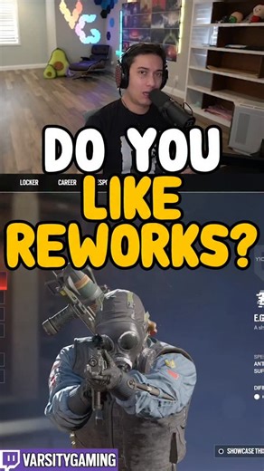 @varsitygamingtv on Instagram: "ARE REWORKS CONTENT? #rainbow #r6 #rainbowsix #rainbowsixsiege #r6siege #r6clips #r6s #siegex #siegeschool #r6tips #siegetips"