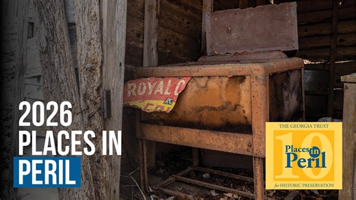 📢It's Official! The Georgia Trust for Historic Preservation just released its 2026 list of Places in Peril in the state. Each site represents similar sites throughout our state that are just as endangered and in need of community help as the 10 we have identified. So take a look at this year's list, learn more about the program, and find out how you can help these properties and others in your community. 2026 Places in Peril: Boggs Rural Life Center Civilian Conservation Corps Camp, Hard Labor 