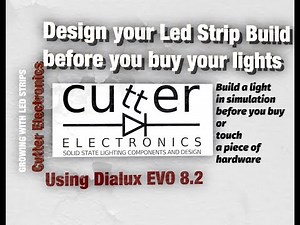 Designing Led Strip Grow Lights using Dialux EVO Software