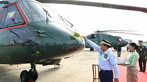 Myanmar military takes delivery of helicopters and aircraft from Russia and China