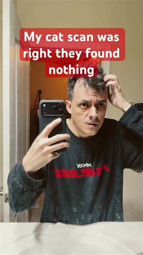 My cat scan was right they found nothing #shorts