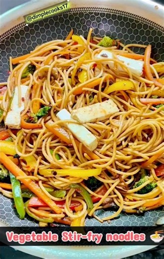 Veggie Stir Fry Noodles 🍜 | Easy Whole Wheat Noodles Recipe for Kids