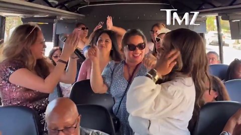 Shy Taylor Sets “No Scrubs” Rule Aboard TMZ Brunch Bus
