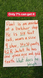 944K views · 3.6K reactions | I for sure didn’t #reels #riddle #quiz #puzzle | Playing with Food | Facebook