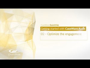 Getting started with Audit - 02: Optimize the engagement
