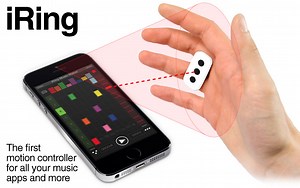 IK Multimedia 「iRing」発表！史上初のiPhone、iPad、iPod touch対応モーション・コントローラー | Digiland（デジランド）