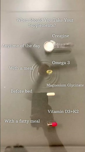 Best Time to Take Creatine, Omega-3, Magnesium & Vitamin D | Supplement Timing 💊