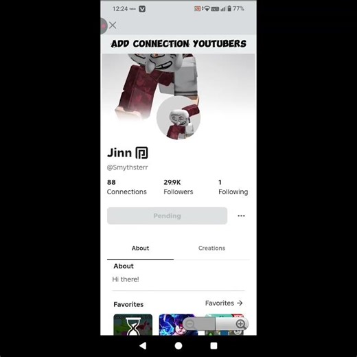 adding connection YouTubers #bloxfruit