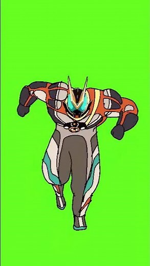 特撮界のブロリー＃仮面ライダーゼッツ＃仮面ライダー＃ドラゴンボール＃ブロリー＃アニメーション＃ブロリーmad＃素材＃手描き