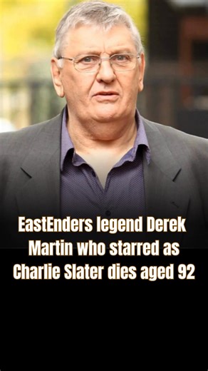EastEnders legend Derek Martin, best known for his unforgettable role as Charlie Slater, has passed away at the age of 92. His warmth, strength, and humanity made Charlie one of Walford’s most beloved fathers. A true icon, forever remembered. | Movie Character