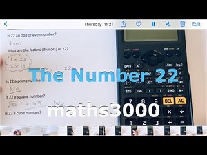 Number 22 Maths Facts And Properties. (Is 22 Prime? What is 22 in Roman Numerals? Factors Of 22)