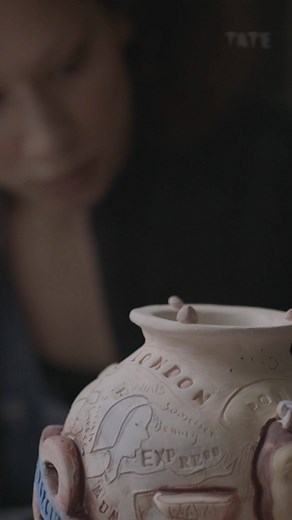 Discover the process of building, decorating, firing and glazing a coil pot, as Freya Bramble-Carter, Ceramic Artist, makes her own inspired by artist Grayson Perry. https://bit.ly/2yvP2hb | Tate