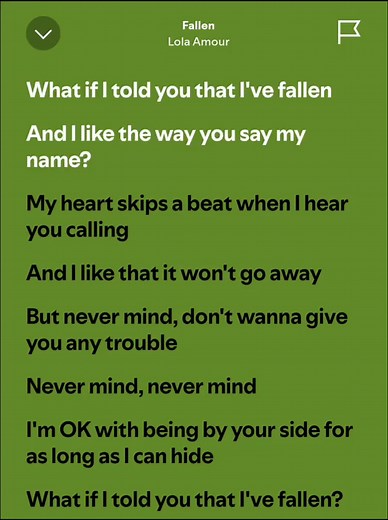 Fallen By Lola Amour Full Song with Lyrics
