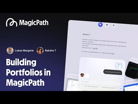 Behind the Scenes: Building a Smart Product Design Portfolio using MagicPath
