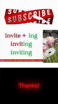 4 VERB + ING Explained Quickly! #english #easyenglisheveryday #englishlanguage #englishgrammar