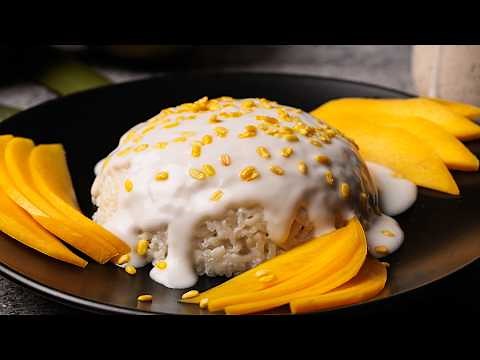 Mango Sticky Rice | Easy Authentic Thai Recipe | How to Make Mango Sticky Rice