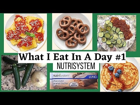 Nutrisystem Reviews, Nutrisystem Meals, WHAT I EAT IN A DAY, Nutrisystem for Weight Loss