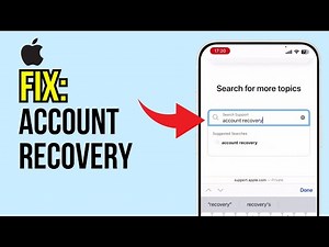 Account Recovery in Progress / iPhone / 13 Days / 24 Hours