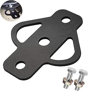 3-Way Trailer Hitch Adapter Steel Hitch Mount with Bolt for ATV Lawn Mower Golf Cart Yard Cart Garden Tractor Flat Towing Tow Ball Mount