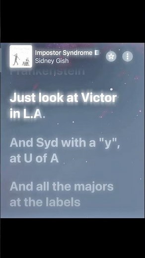 Imposter Syndrome By Sidney Gish