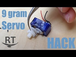 Continuous Rotation Mod: Reusing broken 9 gram servos