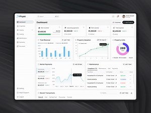 Real Estate - Property Management Dashboard Design