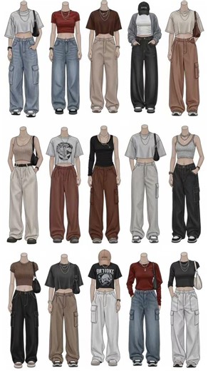 How to Style Cargo Pants (Girls Edition) ✨ Link in bio! 🔗 #outfitstyling #outfitideas