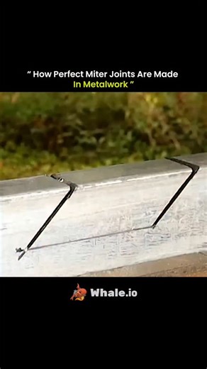know Universe on Instagram: "Perfect miter joints like this are a hallmark of skilled craftsmanship, where precise angles and smooth cuts meet to create seamless connections. The joint here is likely cut at a 45-degree angle on each piece, resulting in a flawless 90-degree corner when assembled-commonly used in metalwork and carpentry for clean, professional edges. Getting this level of accuracy requires not only the right tools, like a miter saw or chop saw, but also a deep understanding of mea