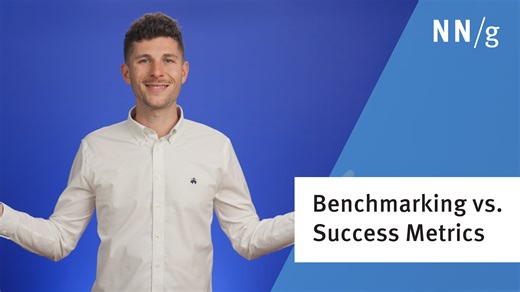 UX Benchmarking vs. UX Success Metrics (Video)