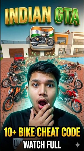 Indian GTA Unlimited Bike Cheat Code | Infinite Bike Trick in GTA India