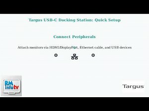 How To Setup & Use Targus USB-C Docking Station – Full Setup & Display Guide