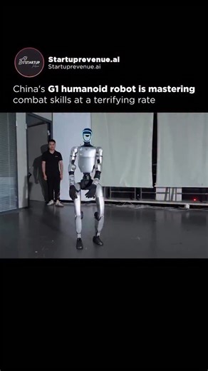 Startup Revenue I Artificial Intelligence (AI) I Business | This doesn’t look like training anymore. It looks like preparation. 👀 China’s G1 humanoid robot just demonstrated movements that feel... | Instagram