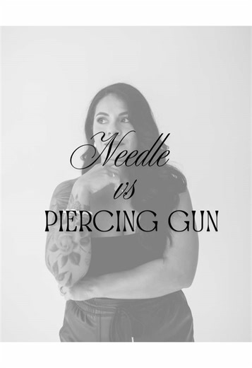 A lot of clients ask about the difference between needles and piercing guns. I choose single-use needles because they allow for more precision and are easier on the tissue, which supports a smoother healing process ✨#microbladinglounge #microbeauty #piercings