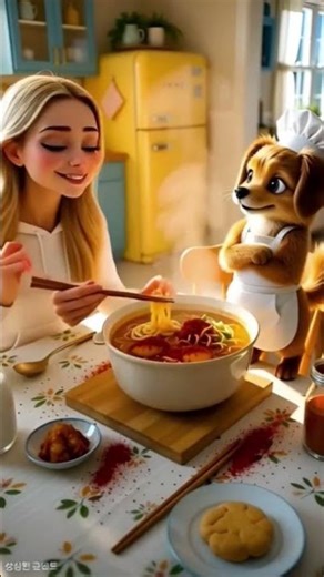 #알바고양이 🌙Shadow Hero✨ '2.Family' #catwoman #cartoon #hero #dark hero #Korean ramen #Abatar