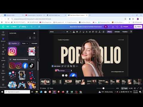How To Add Social Media Icons On Canva - Full Guide