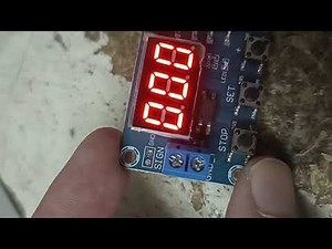 Цифровое реле задержки времени HCW-M135. Программа P3.1 с триггером