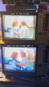 2M views · 30K reactions | Here's a comparison of the end of Back to the Future to the beginning of Back to the Future Part 2! I've always wondered exactly how different they were, so l decided to line them up from the same starting point! Note: these are both from the VHS versions. #backtothefuture #backtothefuture2 #bttf #martymcfly#80smovies #1985 #1989 | Rerun The 80s | Facebook