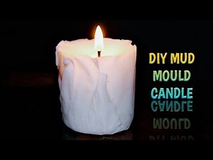 DIY CREATIVE MUD MOULD CANDLE | EARTHY CANDLE
