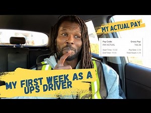 My First Week Update & Actual Pay as A UPS Seasonal Driver