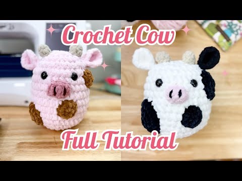 Crochet Cow Kit Full Tutorial