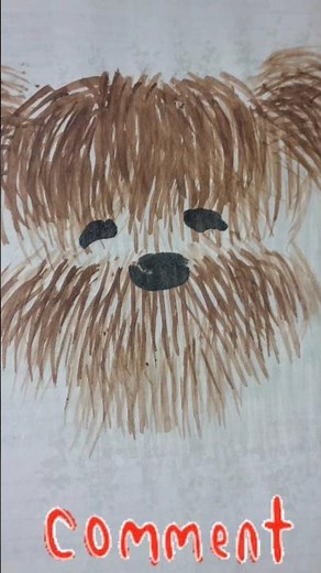 how to paint with comb brush ##youtubeshorts #watercolorpainting