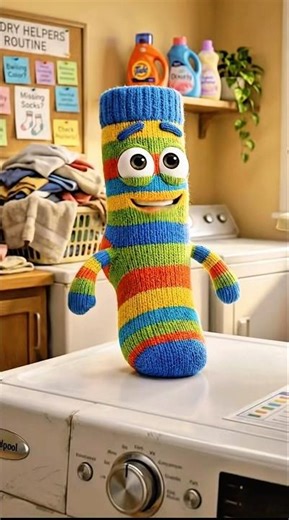 Why Do Socks Smell? 🧦 #laundryhacks #talkingobjects #funfacts #socks #shorts