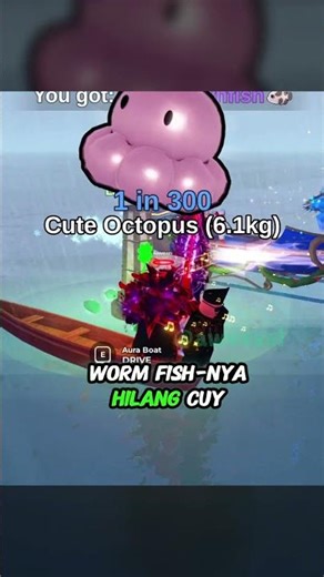 MAU NYARI WORM FISH TAPI JADINYA ADU LASER, PERTAMA KALI METEORIN ORANG 1 DOANG DI FISH IT #roblox