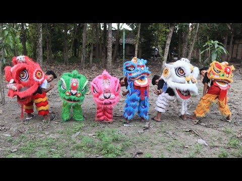 BARONGAN BARONGSAI | LION DANCE PERFORMANCE | Upin & Ipin - Gong Xi Fa Cai [FULL] [HD]