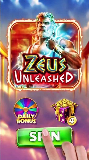 Zeus Break Screen | Jackpot Party Casino Slots | 9X16