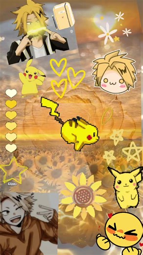 el lindo Pikachu y igual ☀️⚡ DENKI KAMINARI ⚡💛