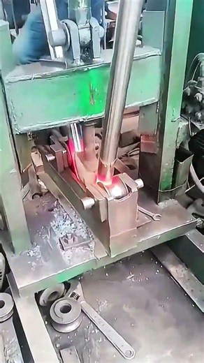 Industrial Workshop Demonstration Showing Forging Clearly