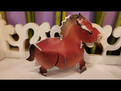DIY Cardboard Horse Craft | Step-by-Step Tutorial