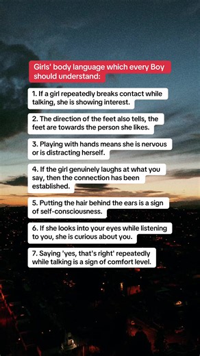 7 Girls' Body Language Signs Every Boy Should Understand