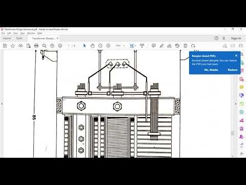 Design of Transformer using AutoCAD part III
